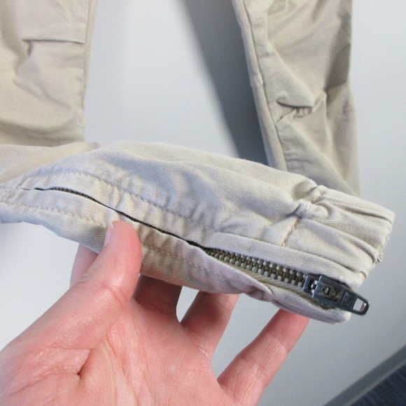 Nili Lotan Utility Pants Jogger Beige Womens Made in USA Size 2 Casual Relax 388 - Picture 11 of 12